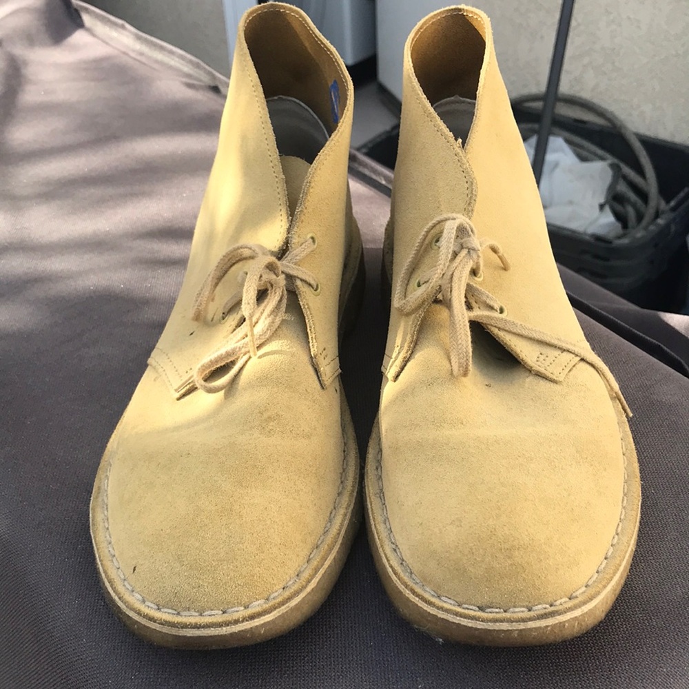 Clarks Original desert boots suede 9.5 M used conditions